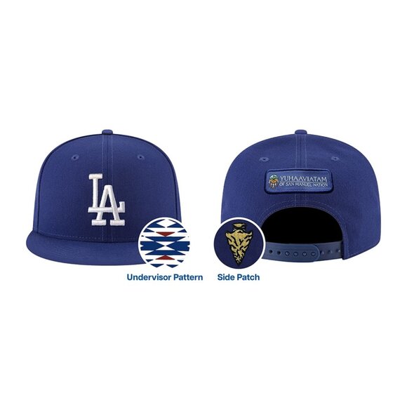 LA Dodgers X San Manuel Band Of Mission Indians Blue Baseball Hat 2025 - Picture 1 of 10